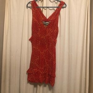 Fire Engine Flowered Nanette Lepore